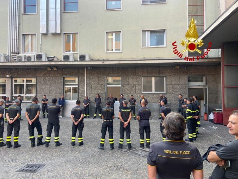 I Vigili del Fuoco di Milano ricordano i colleghi deceduti a Nova Siri