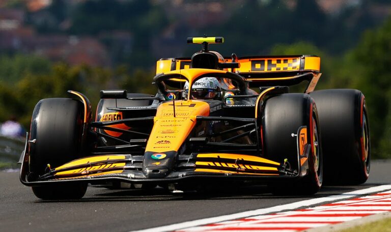 Norris comincia col piede giusto all’Hungaroring