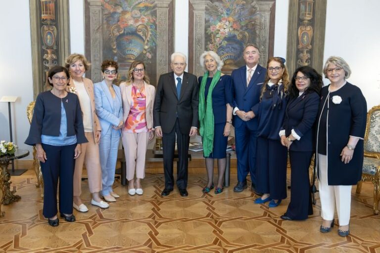 Delegazione di Europa Donna Italia ricevuta da Mattarella al Quirinale