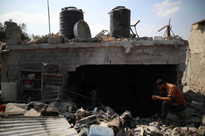 MIDEAST-GAZA-AIRSTRIKE-DESTROYED BUILDING