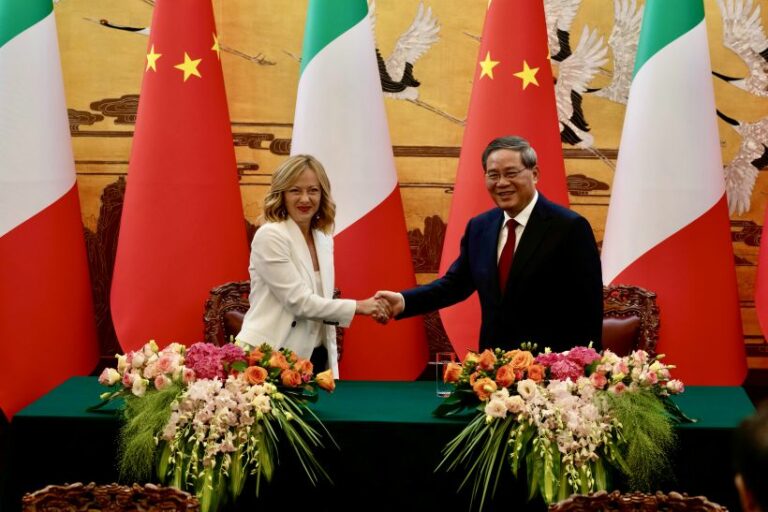 Meloni “Italia e Cina hanno ancora molta strada da fare insieme”