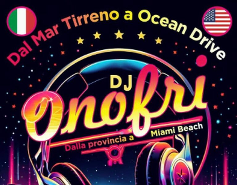 DJ Onofri si racconta nell’autobiografia “Dalla Provincia a Miami Beach”