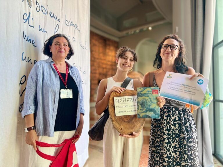 60^ Esposizione d’Arte, premiato 100.000 visitatore Padiglione Venezia