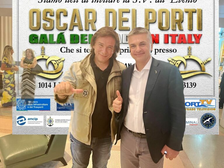 Roberto Onofri conduce la 17^ edizione de “L’Oscar dei porti” su Rai Italia