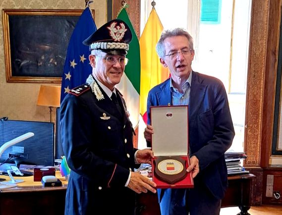 Manfredi incontra il nuovo comandante della Legione Carabinieri Campania