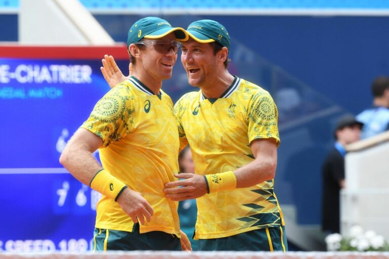 Tennis, gli australiani Ebden e Peers vincono l’oro nel doppio