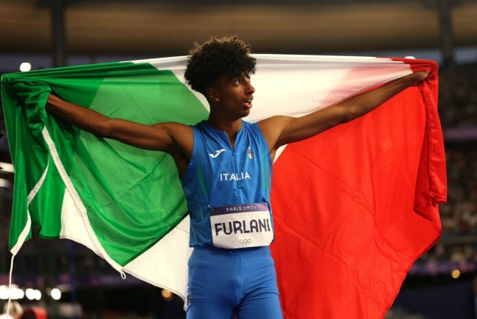 Olimpiadi Parigi 2024 - Mattia Furlani medaglia di Bronzo nel lungo