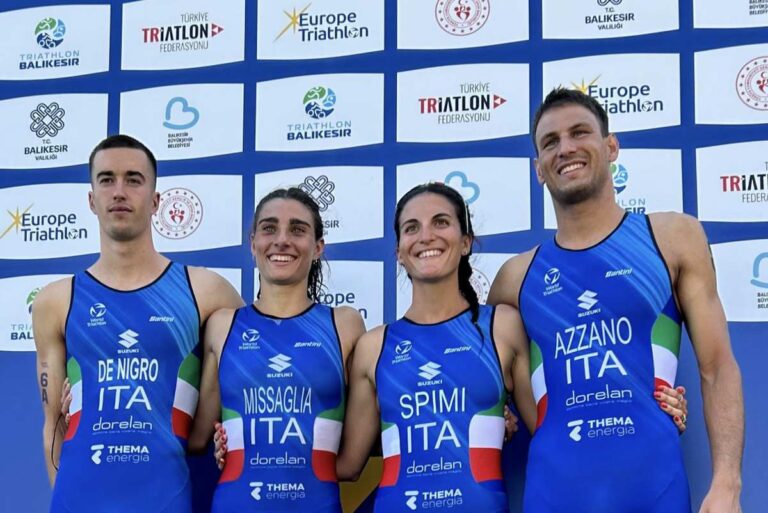 Oro europeo per la mixed relay azzurra in Turchia