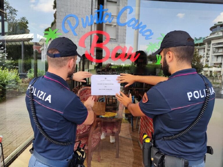 Questore di Milano sospende la licenza per 15 giorni a locale di Legnano