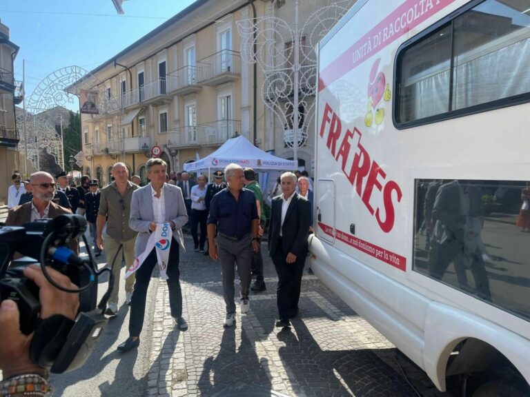 Donazione del sangue, Piantedosi aderisce a giornata promossa dai DonatoriNati