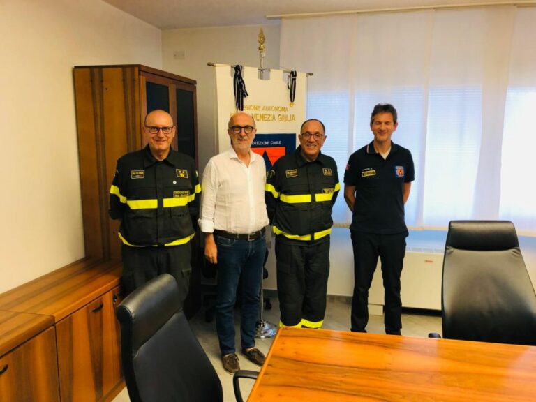 Fvg, Riccardi riceve comandante Vvf Carrolo in visita di commiato