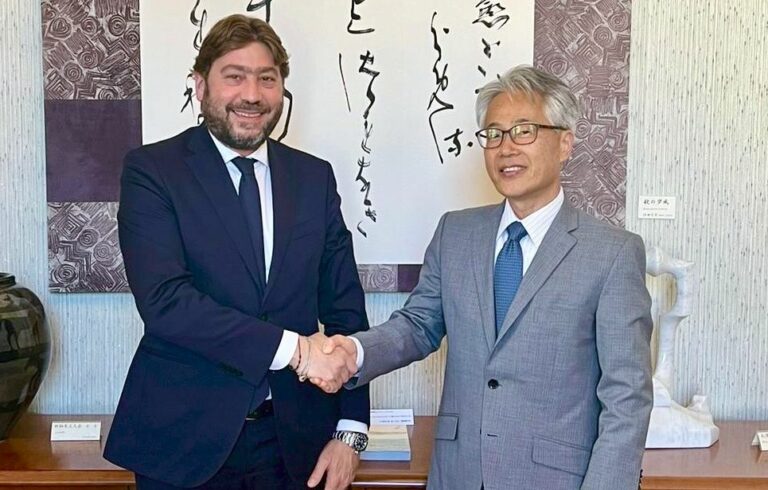 San Marino, Pedini Amati incontra a Roma l’ambasciatore del Giappone Satoshi Suzuki
