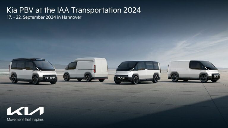 Premiere europea per i concept PBV di Kia allo IAA di Hannover