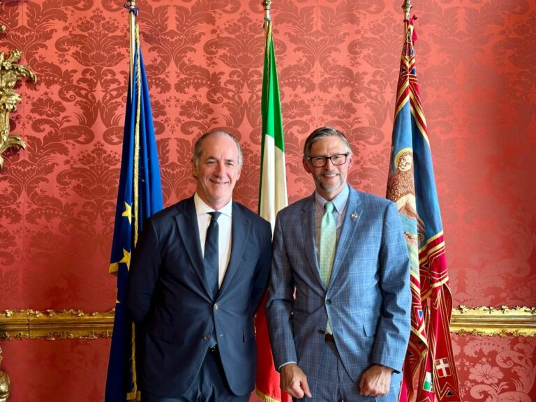 Zaia riceve il console generale degli Stati Uniti