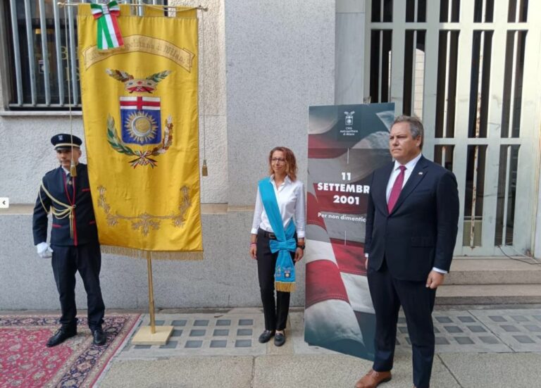 11 Settembre, commemorazione Città Metropolitana Milano con vice console Usa