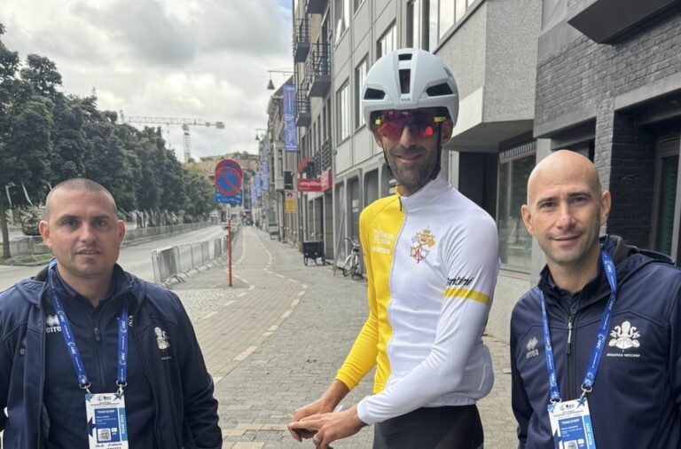 Athletica Vaticana agli Europei di ciclismo in Belgio