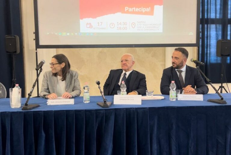 De Luca “Su Fsc giornata decisiva per la Campania, è risultato storico”