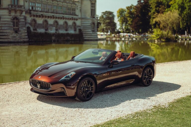 Maserati GranCabrio Folgore Tignanello allo Chantilly Arts Elegance