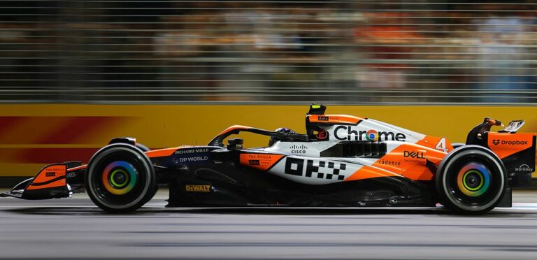 Tutte e tre le mescole in gioco nella notte di Singapore