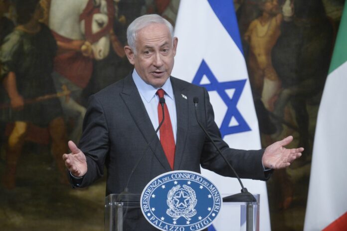 Palazzo Chigi , la Presidente del Consiglio dei Ministri incontra il Primo Ministro di Israele