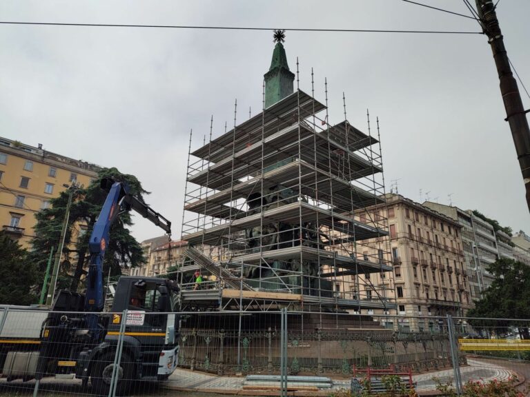 Avviato il restauro a Milano del monumento ai Caduti delle Cinque Giornate