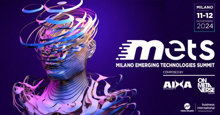 Fiere, nasce Mets Milano Emerging Technologies Summit al via a novembre