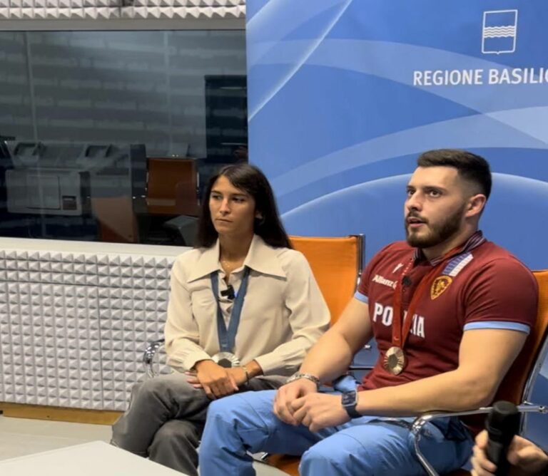 In Regione Basilicata riconoscimento agli atleti olimpici Telesca e Palumbo
