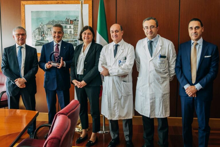 Governatore Panetta visita oncologia pediatrica del Policlinico Gemelli