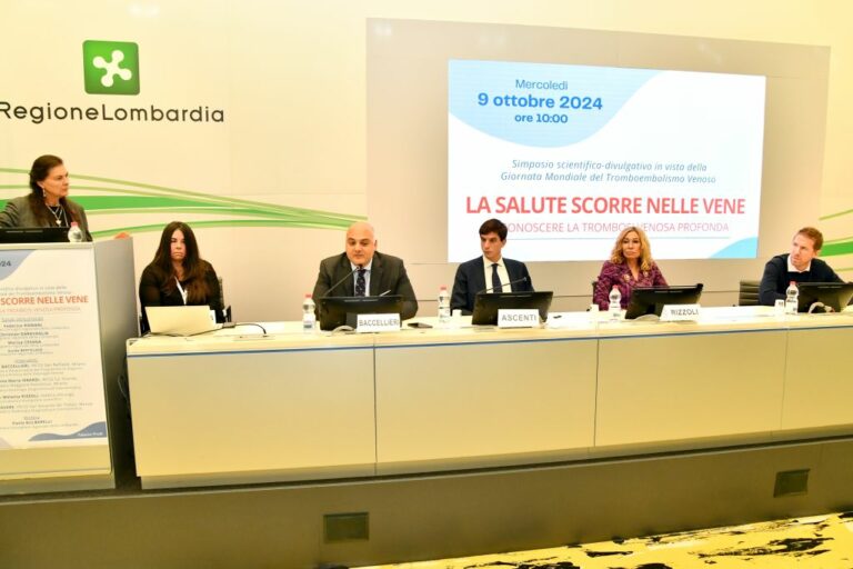 Lombardia, ogni anno in regione 90 mila nuovi casi di trombosi