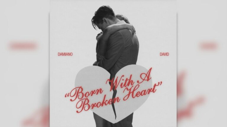 Damiano David, il nuovo singolo “Born with a broken heart”
