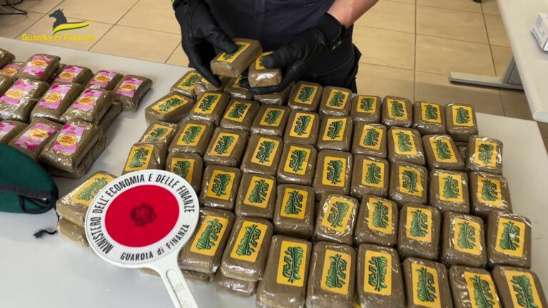 Sequestrati 40 chili di hashish, un arresto nel nisseno