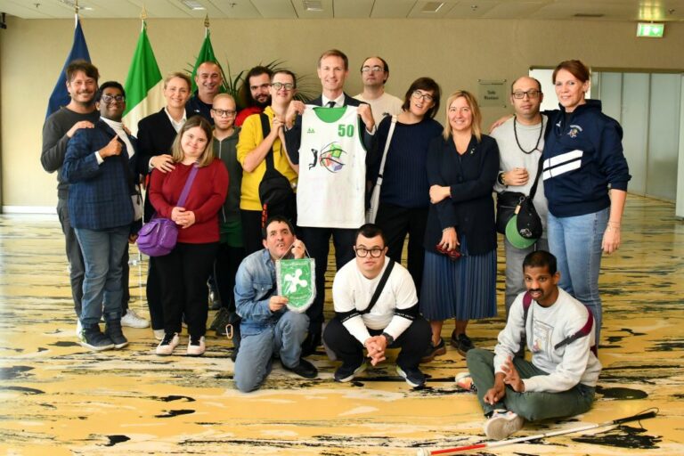 Regione Lombardia premia i cestisti “speciali” dell’Abc Virtus Mantova