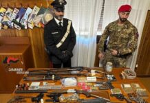 Maxi sequestro di armi e droga nel Reggino, denunciate 6 sorelle