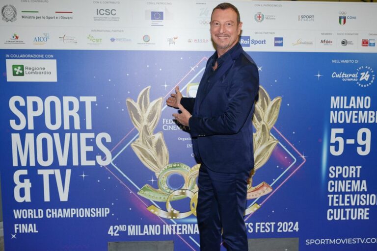 Lombardia, Amadeus, Ambrosini e Donadoni premiati a Sport Movies & Tv