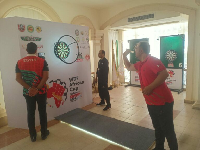 وصول منتخب مصر للدور قبل النهائي مع أوغندا في بطولة الدارتس بشرم الشيخ
